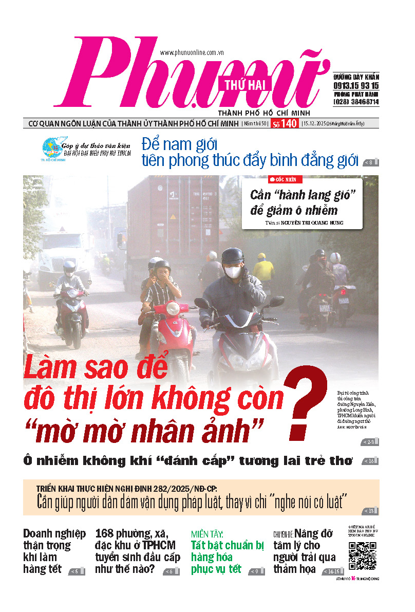 Phụ Nữ Thứ Hai - Số 140 - 15/12/2025