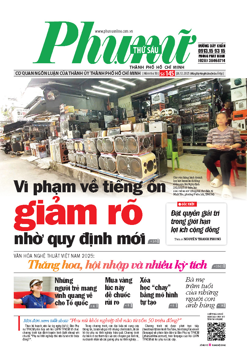 Phụ Nữ Thứ Sáu - Số 145 - 26/12/2025