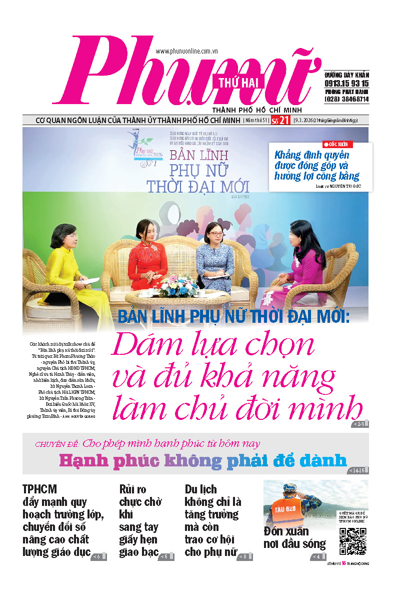 Phụ Nữ Thứ Hai - Số 21 - 9/03/2026