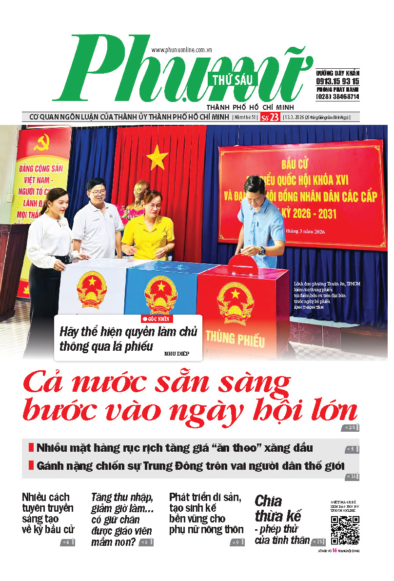 Phụ Nữ Thứ Sáu - Số 23 - 13/03/2026