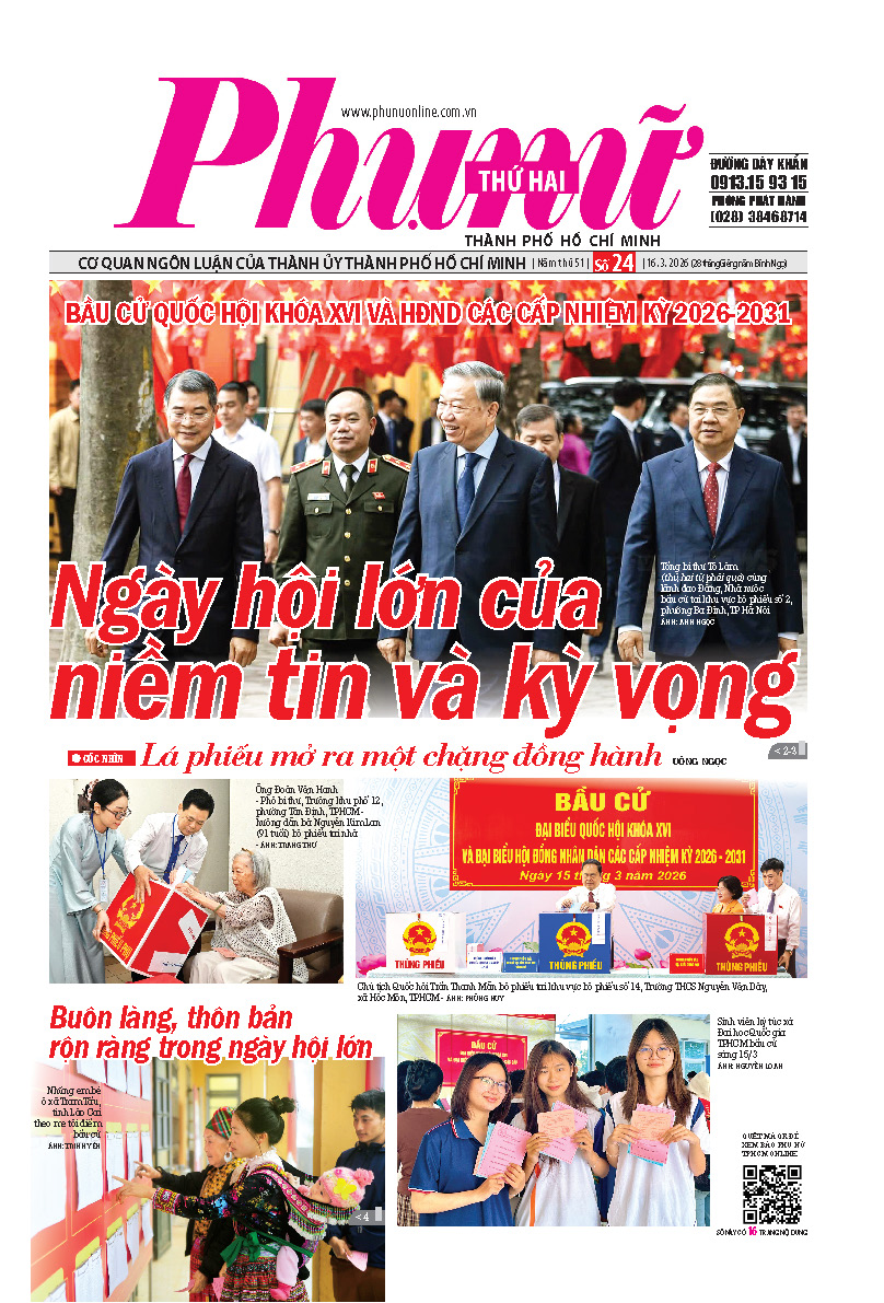 Phụ Nữ Thứ Hai - Số 24 - 16/03/2026