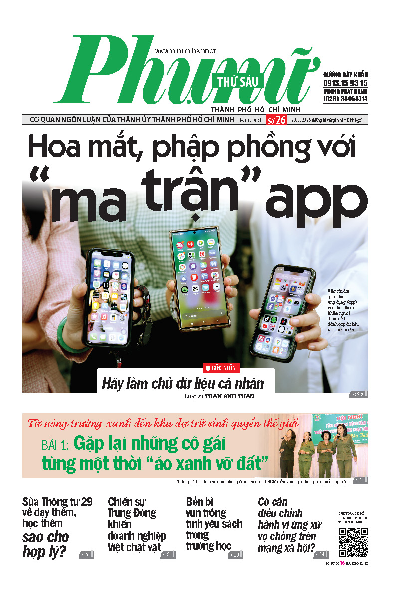 Phụ Nữ Thứ Sáu - Số 26 - 20/03/2026