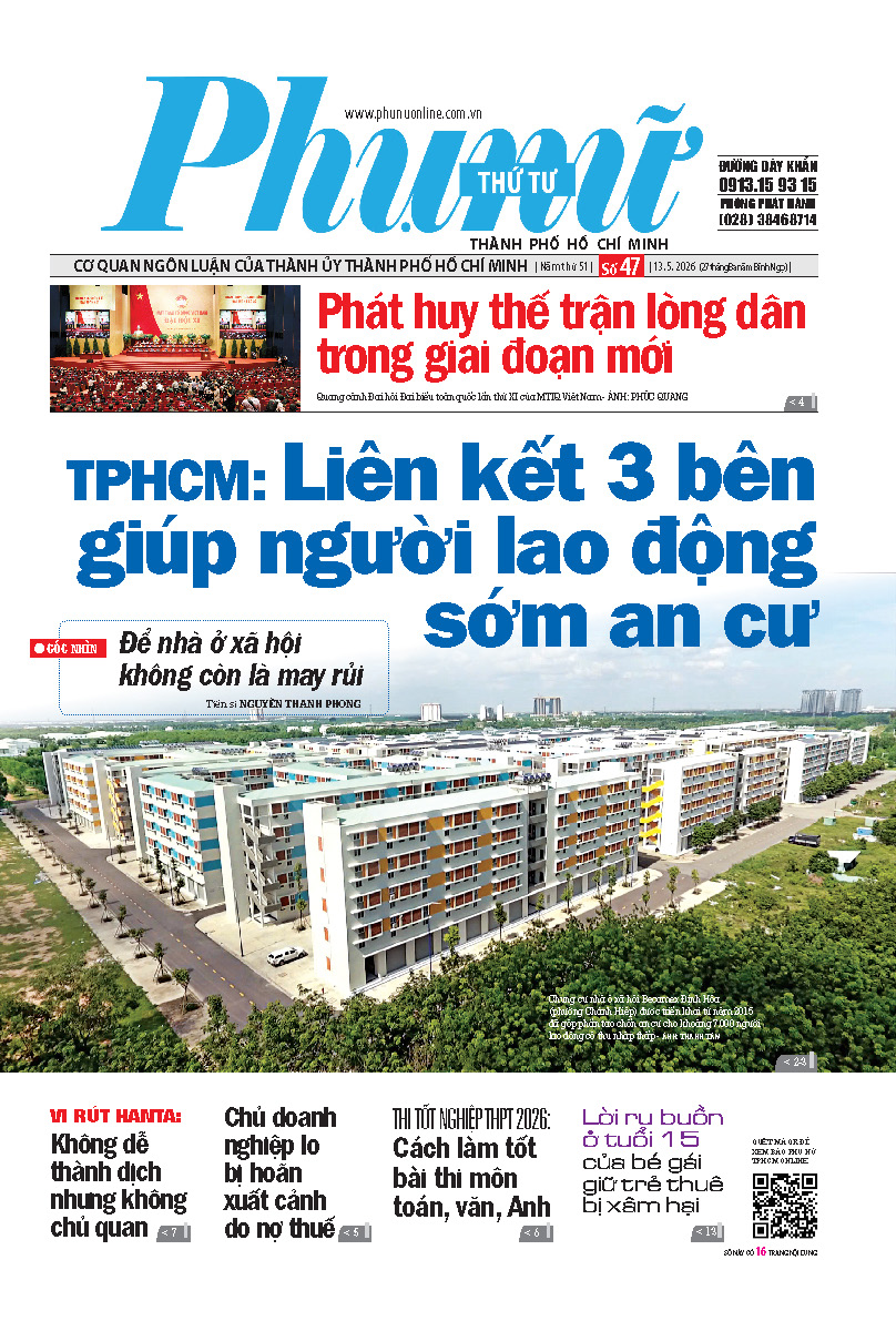 Phụ Nữ Thứ Tư - Số 47 - 13/05/2026