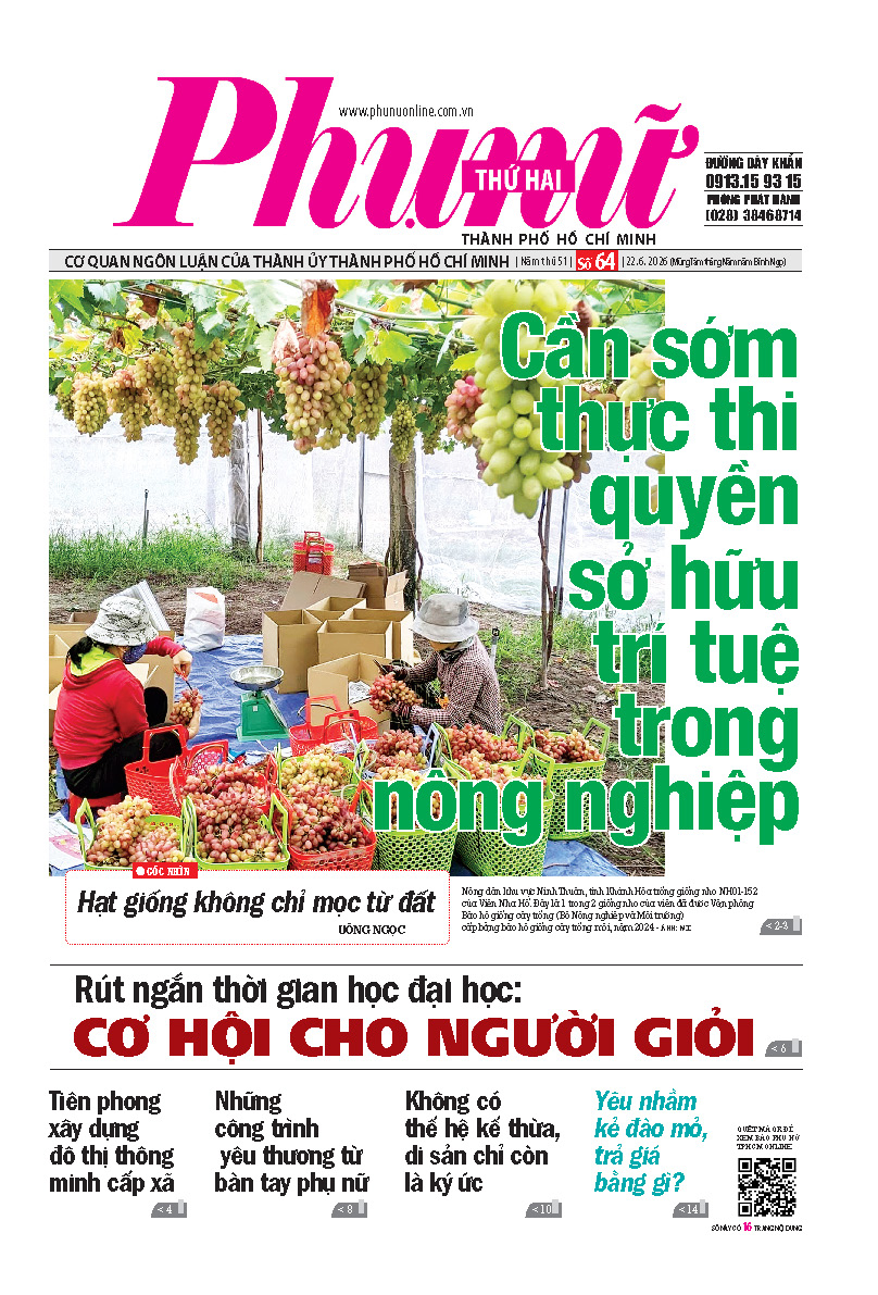 Phụ Nữ Thứ Hai - Số 64 - 22/06/2026