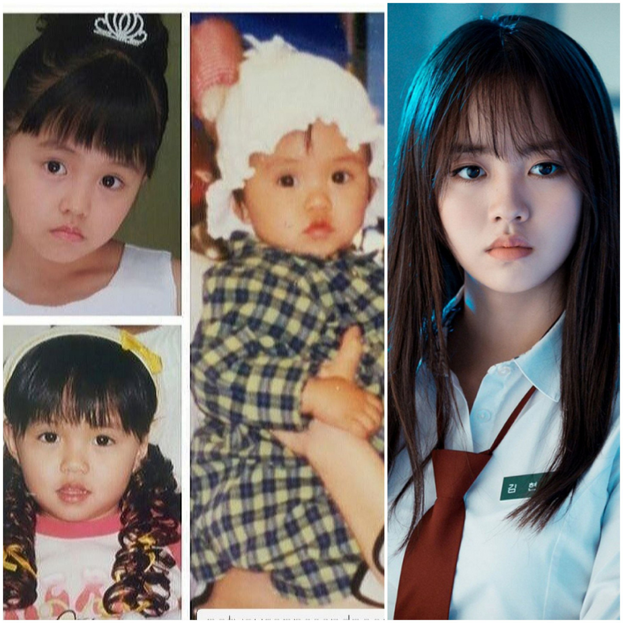 Kim So Hyun với đôi mắt to tròn và miệng chúm chím trong tạo hình công chúa. Tham gia đóng phim từ năm lên 10 nên hành trình biến đổi nhan sắc của nữ diên viên trẻ được fan hâm mộ theo dõi khá kỹ, cho đến hiện tại Kim So Hyun vẫn được xem là một trong những mỹ nhân triển vọng của Kbiz.