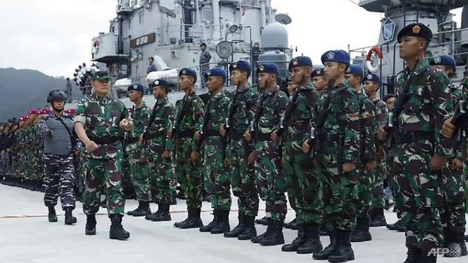 Indonesia đã tăng cường tuần tra quanh Quần đảo Natuna gần Biển Đông - Ảnh: AFP.