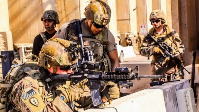 Mỹ hiện có khoảng 5.000 quân tại Iraq - Ảnh: AFP