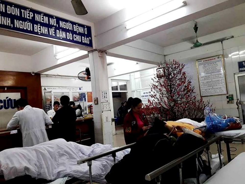 Các nạn nhân được cấp cứu tại bệnh viện Việt Đức