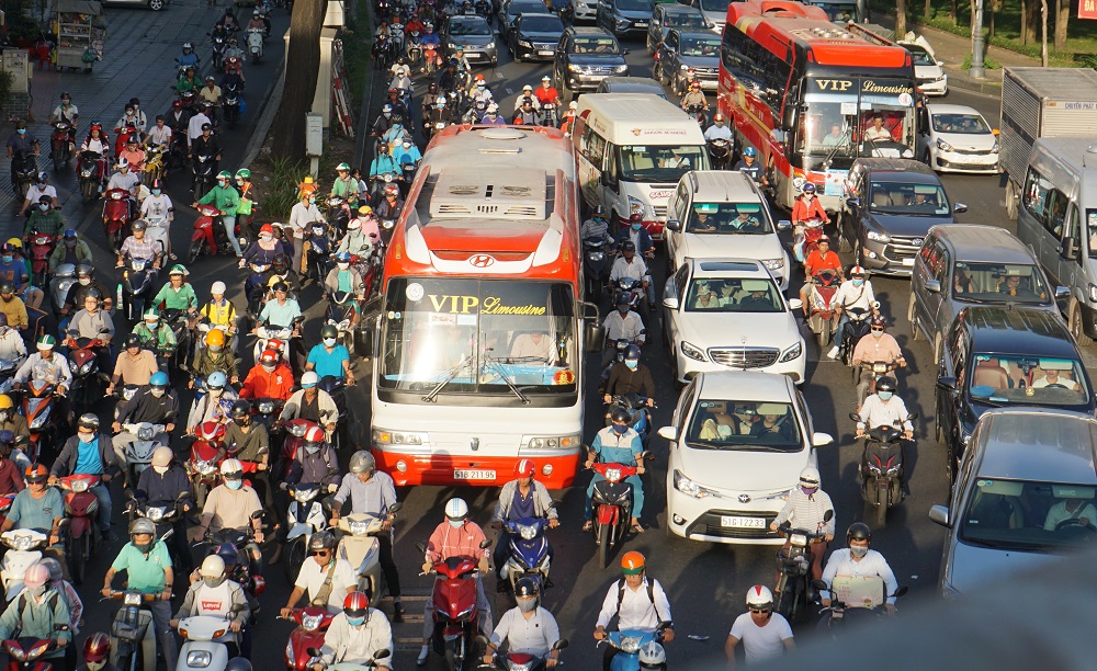 Dịp tết, các cửa ngõ Sài Gòn thường xuyên xảy ra tình trạng quá tải giao thông