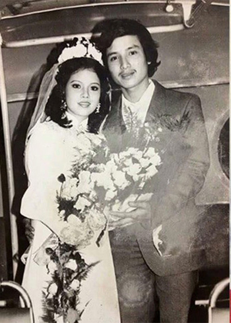 Nghệ sĩ Chí Trung và Ngọc Huyền thời điểm kết hôn.