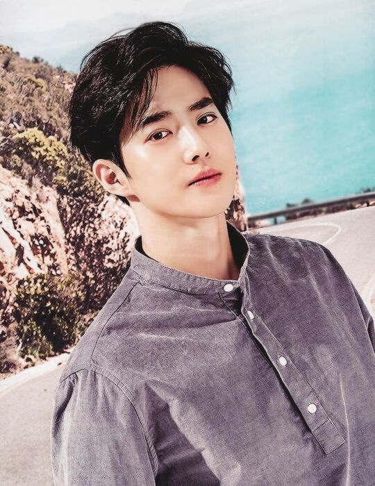 Trưởng nhóm nhạc đình đám nhà SM - EXO luôn nằm trong top mỹ nam của Kpop nhờ tỷ lệ gương mặt hoàn hảo, làn da mịn màng cùng đôi mắt hớp hồn fan hâm mộ.