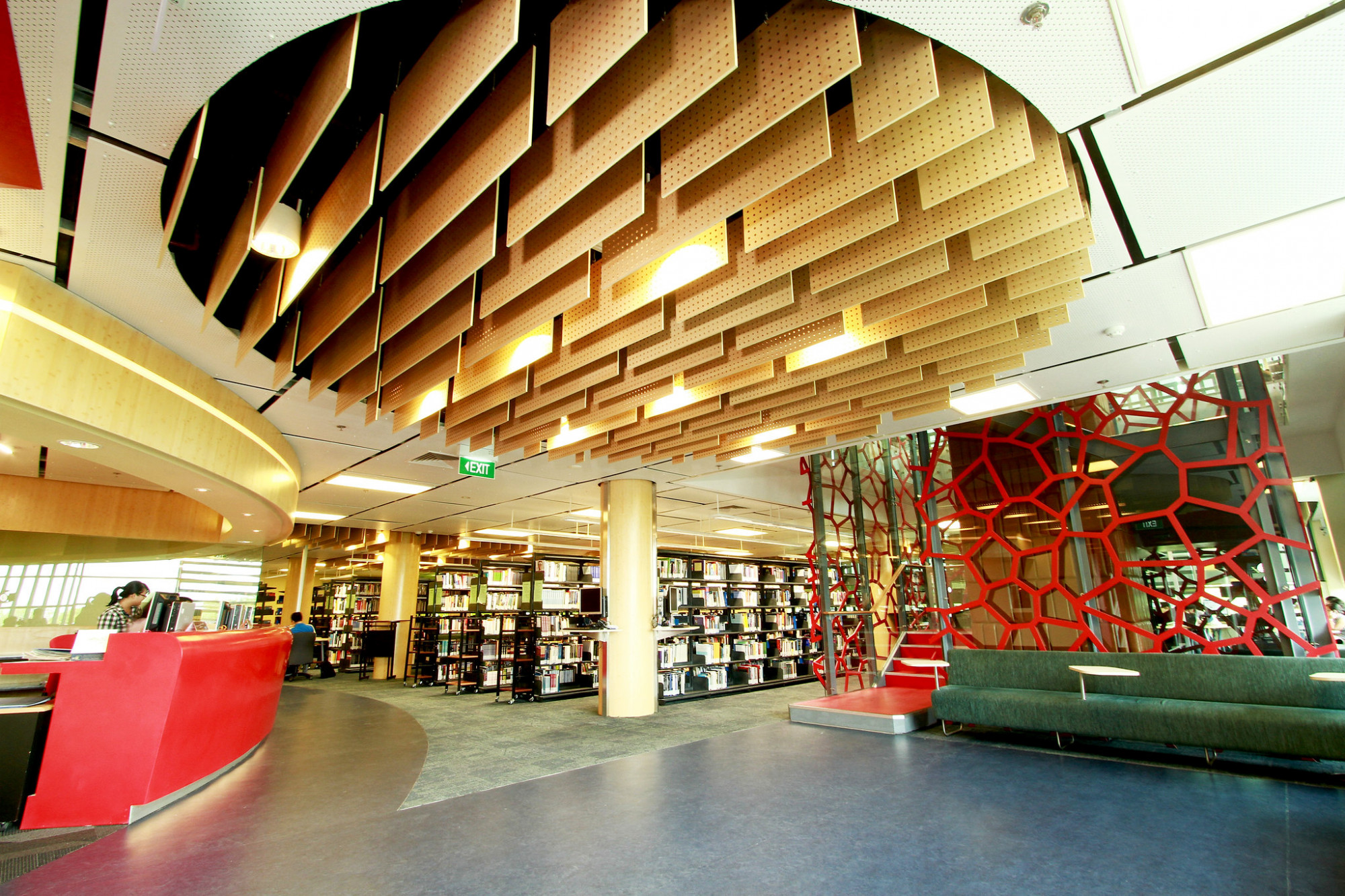 Choáng ngợp với không gian thư viện của trường quốc tế đến từ Úc