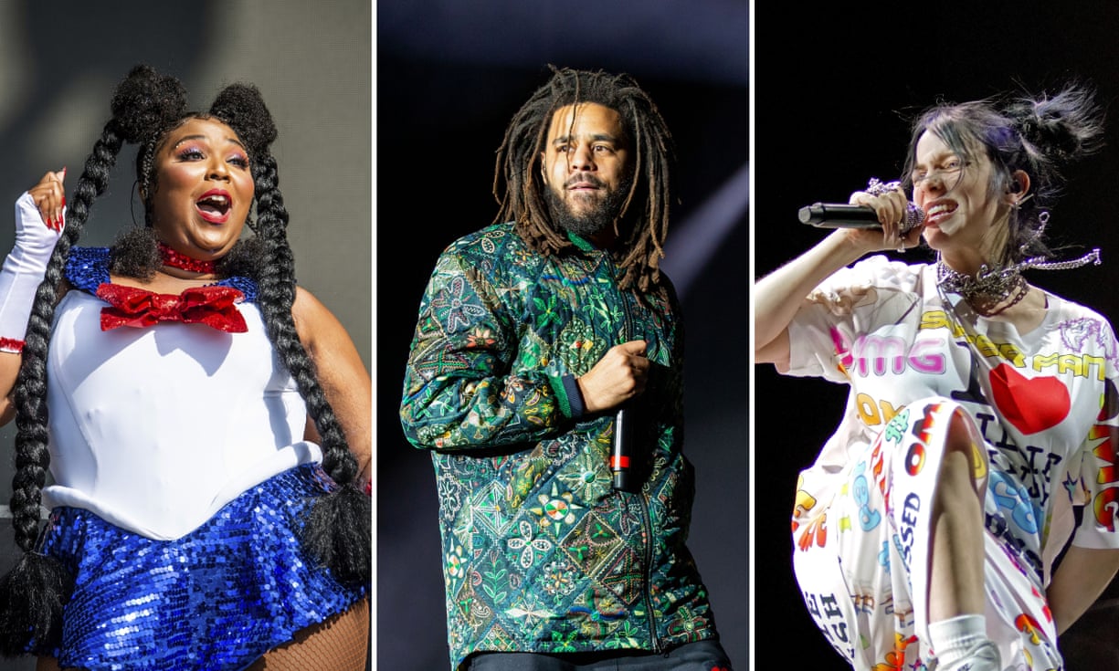 Từ trái sang: Lizzo, J Cole, Billie Eilish nhận được nhiều đề cử tại Grammy