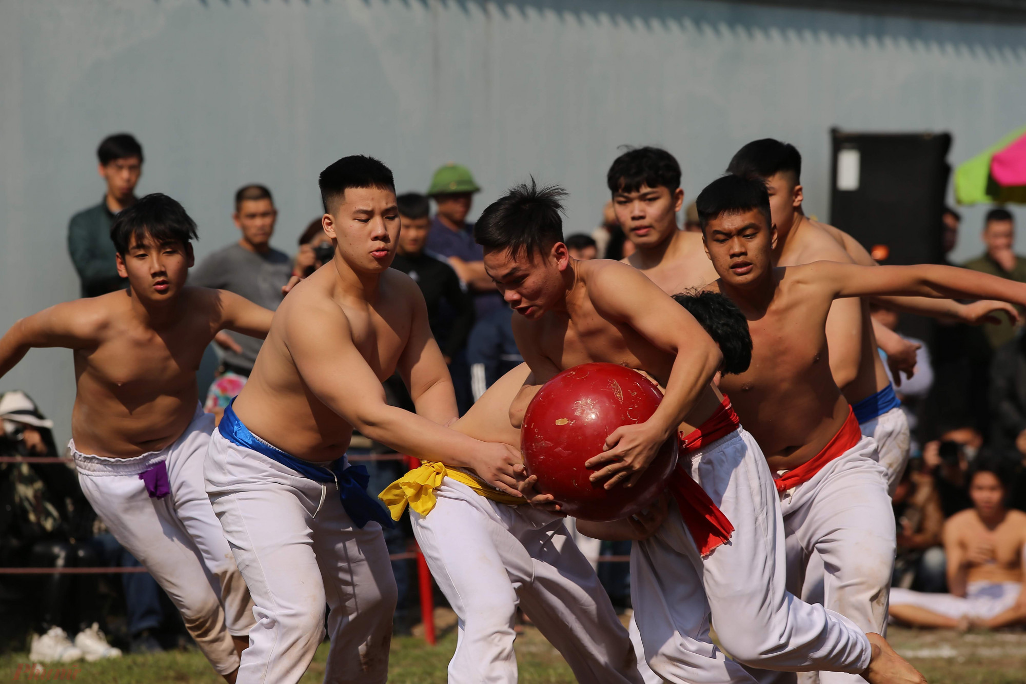 Lễ hội vật cầu Thúy Lĩnh (Hà Nội) - Ảnh: An Vũ