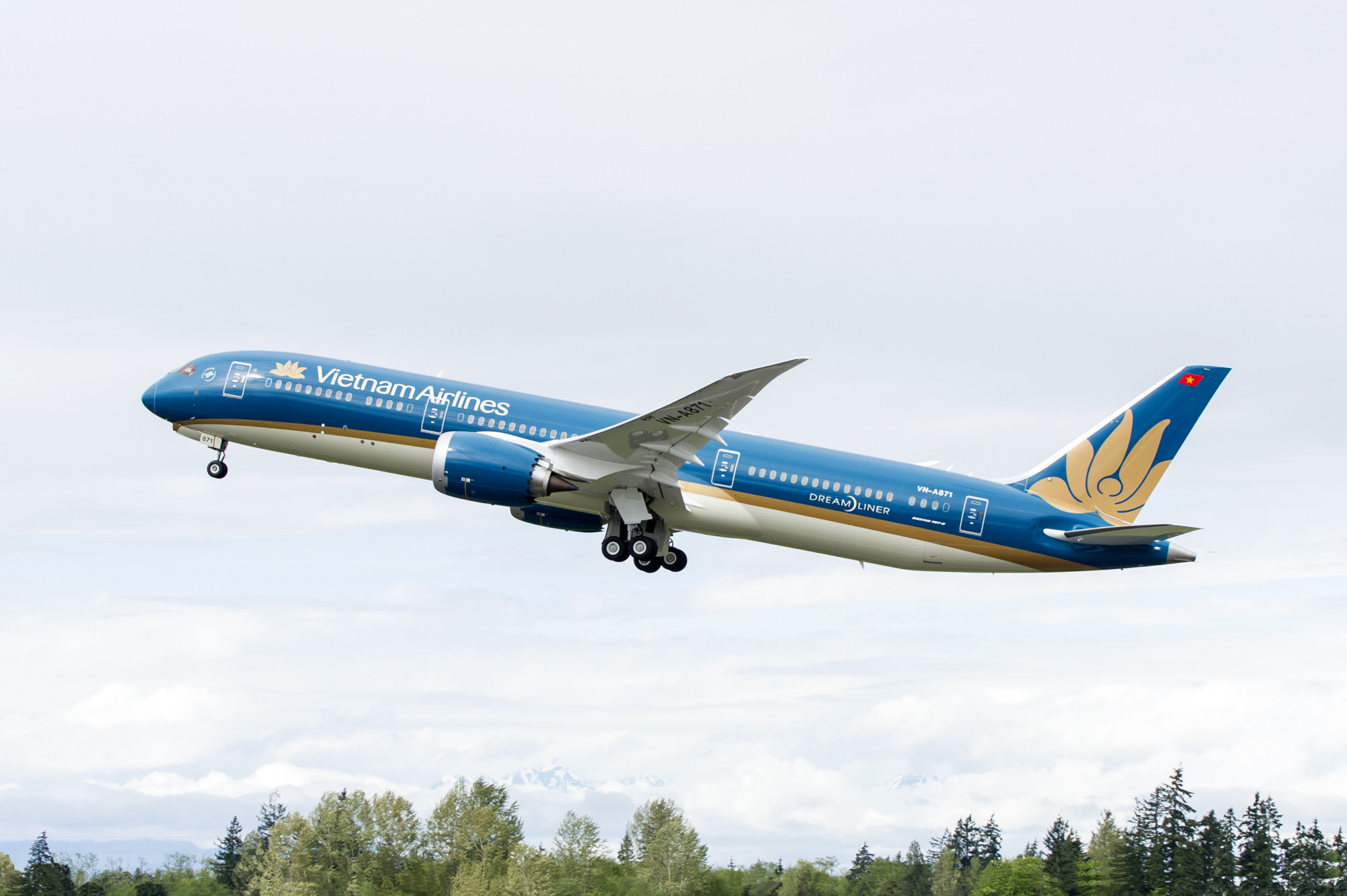 Vietnam Airlines sử dụng tàu bay thân rộng hiện đại Boeing 787-9 thay cho Airbus A321 trên 2 chuyến bay VN570 TP HCM – Đài Bắc và VN571 Đài Bắc – TP HCM ngày 2/2