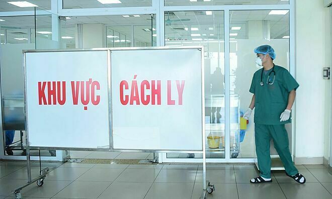 Khu vực cách ly bệnh nhân.