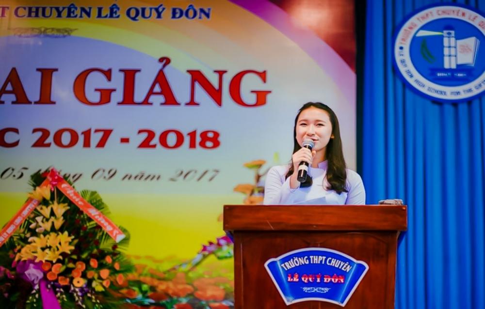 Em Đào Ngọc Minh Khuê đang là học sinh lớp 12 tại Vũng Tàu