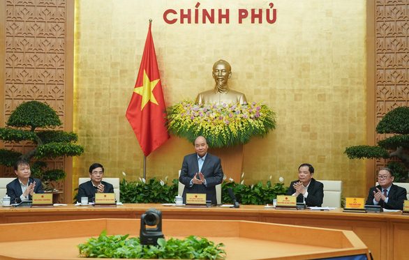 Thủ tướng Nguyễn Xuân Phúc chủ trì hội nghị - Ảnh: VGP