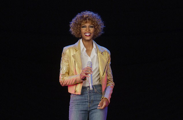 Hình ảnh Whitney Houston trong định dạng 3D.