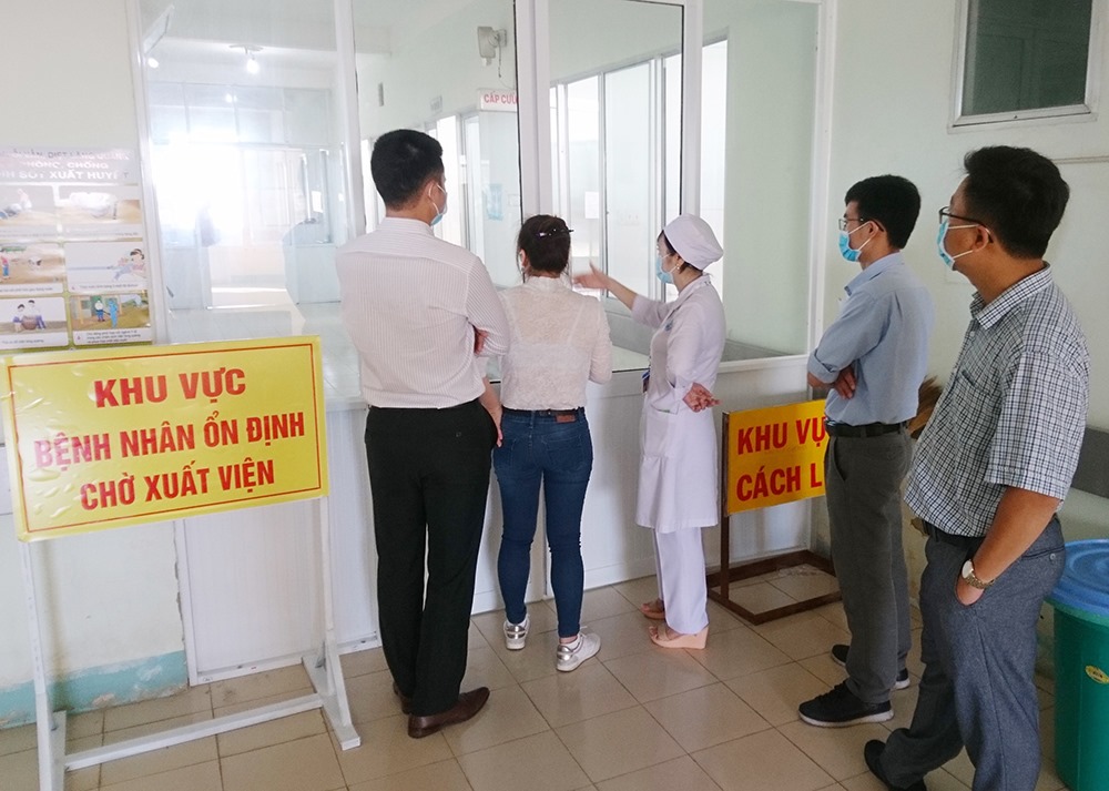 Khu vực cách ly tại bệnh viện tỉnh Bình Thuận