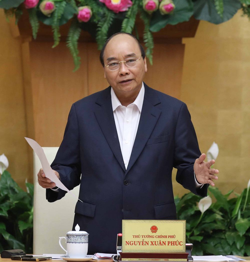 Thủ Tướng Nguyễn Xuân Phúc tuyên bố sẽ có nhiều chương trình hỗ trợ doanh nghiệp.