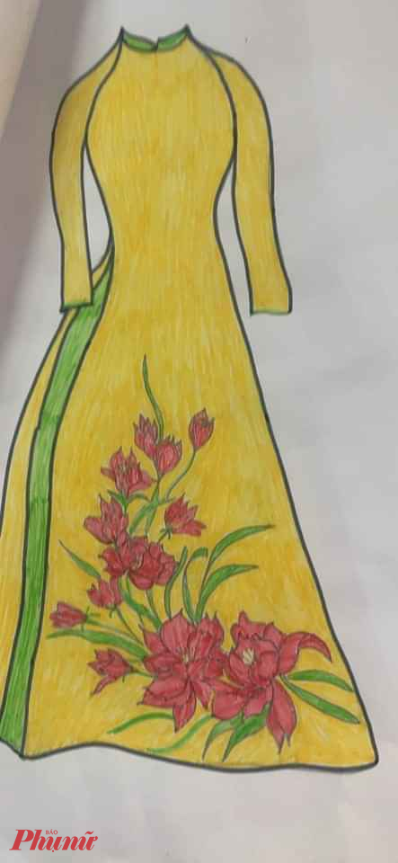 Dạy cơ hội vẽ áo dài việt nam  How to lớn draw Vietnamese traditional long dress   Dạy nhỏ nhắn học tập  YouTube