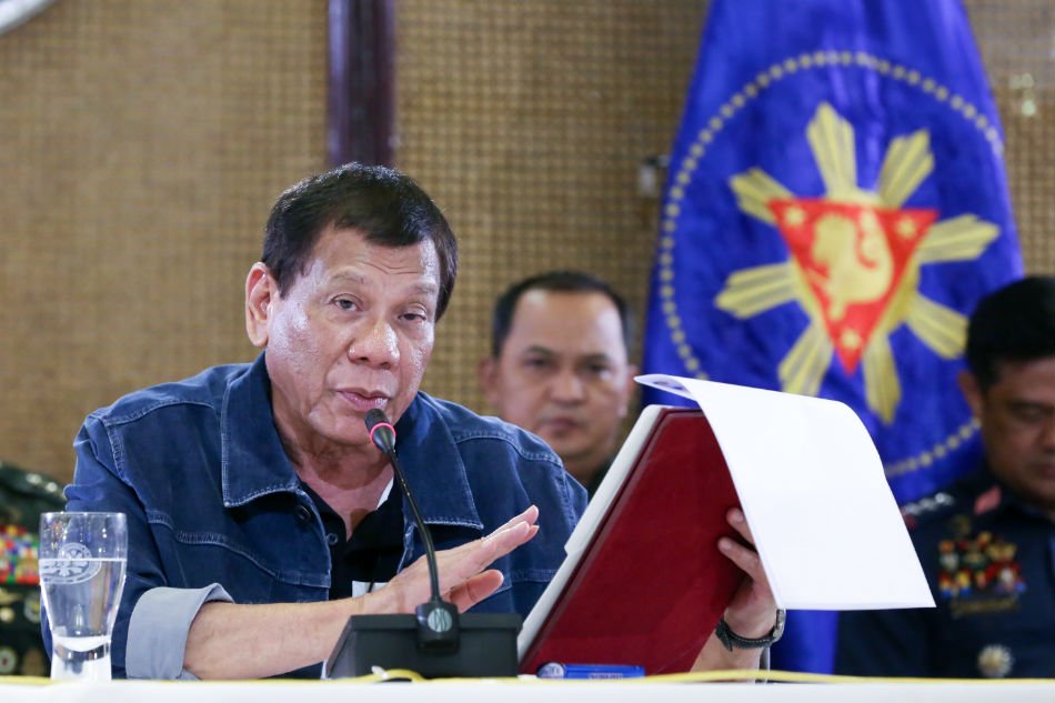Tổng thống Rodrigo Duterte. Ảnh: ABS-CBN