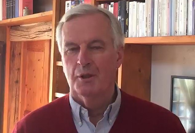 Ông Barnier thông báo bệnh tình thông qua một video trên Twitter.