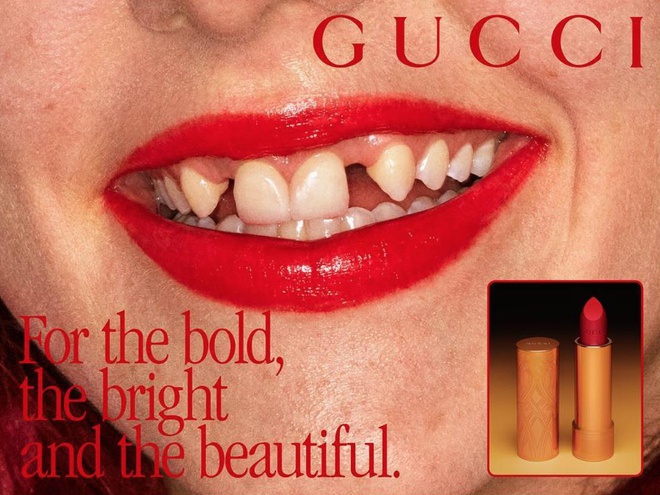 Dani Miller từng làm mẫu quảng cáo son môi của Gucci năm 2019.