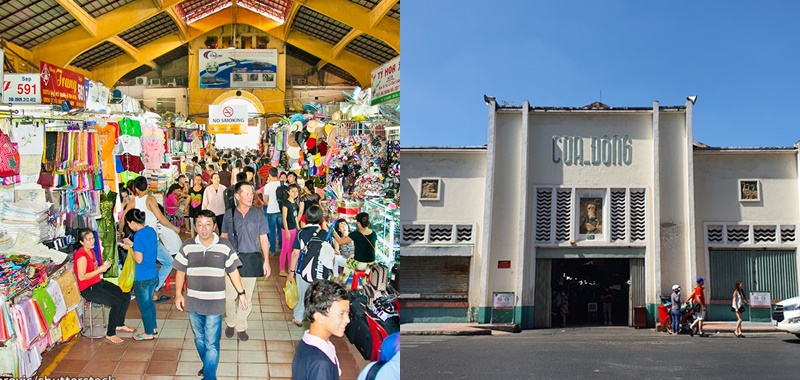 Điểm du lịch Chợ Bến Thành của Sài Gòn cũng chịu ảnh hưởng nặng nề bởi COVID-19.
