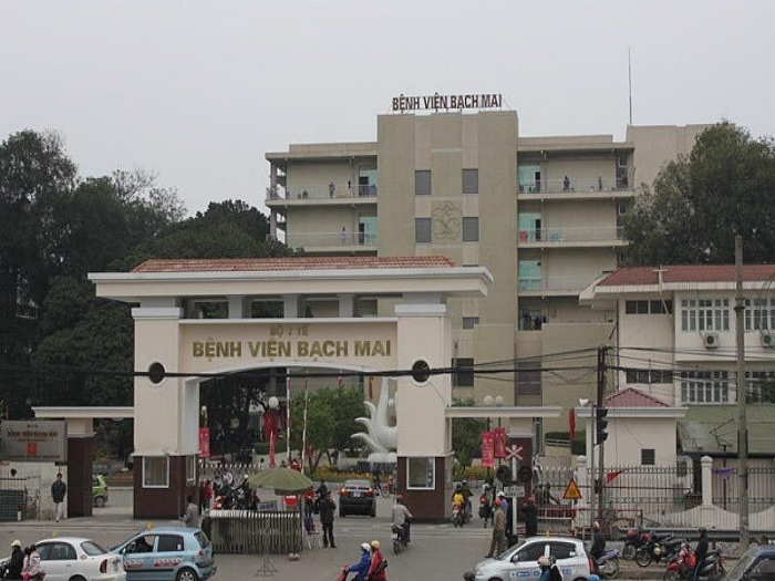 Bệnh viện Bạch Mai, nơi có nhiều nhân viên y tế đã bị lây nhiễm COVID-19