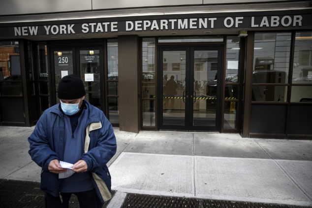 Cơ quan đăng ký thất nghiệp tại New York đã ngừng làm việc trực tiếp với người dân từ giữa tháng 3 vì lo ngại dịch COVID-19.