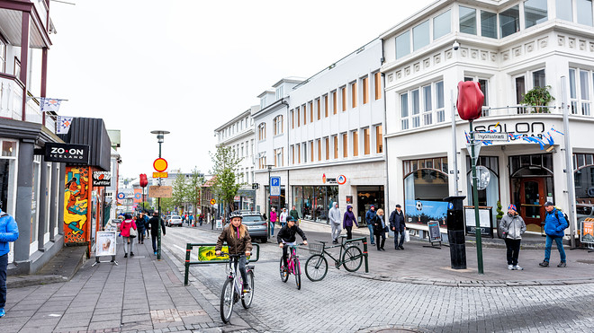 Đường phố Reykjavik trước đại dịch - Ảnh: iStock