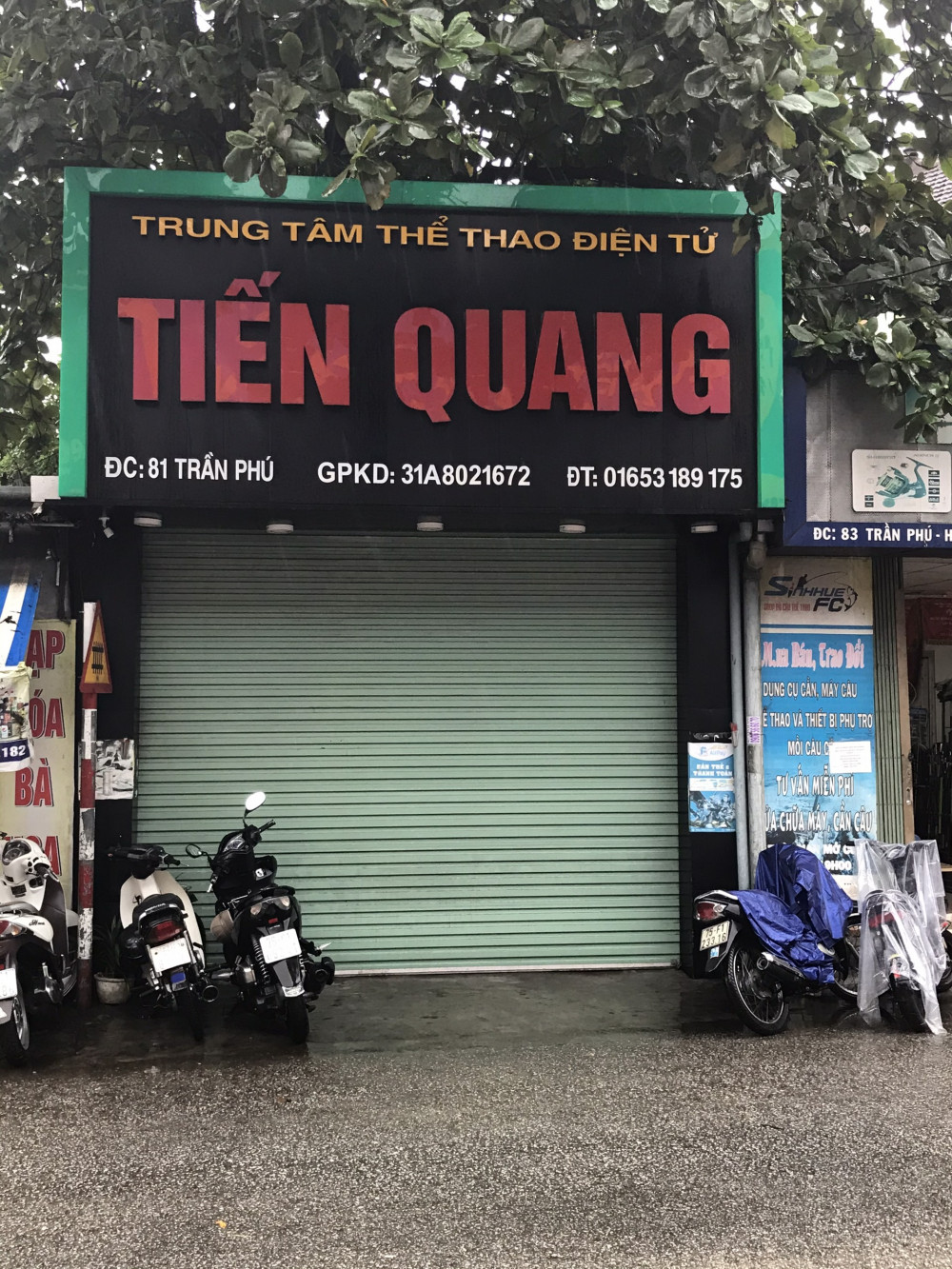 Trung tâm thể thao điện tử Tiến Quang (số 81 Trần Phú, phường Phước Vĩnh, TP. Huế