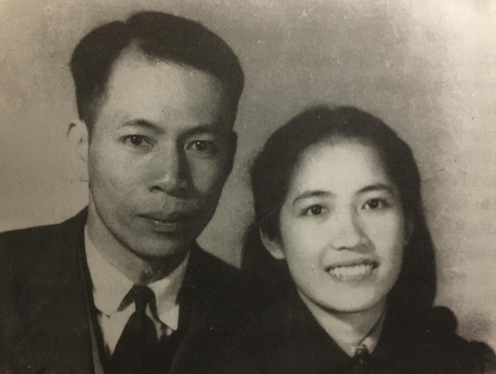 Tướng Cao Văn Khánh và vợ