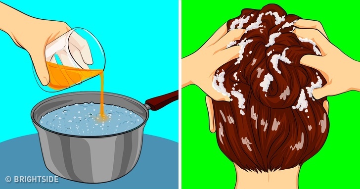 3. Nhận trợ giúp từ một số thành phần ma thuật. Cách làm cho mái tóc của bạn dài và dày hơn trong 30 ngày © Depositphotos.com    Áp dụng một vài thành phần trực tiếp trên tóc và da đầu cũng đã được đề xuất. Ví dụ, hành tây và nước ép tỏi, ngỗng, shikakai, giấm táo và nước cốt dừa giúp nuôi dưỡng tóc và cải thiện sự phát triển của tóc .  Chúng không chỉ giúp tăng trưởng mà còn giúp ích cho sức khỏe tổng thể của da đầu và tóc.  Cách làm cho mái tóc của bạn dài và dày hơn trong 30 ngày Một mẹo phải biết:  Nếu bạn nghĩ rằng bia chỉ được cho là ướp lạnh và tiêu thụ, hãy thử đun sôi nó. Sau khi đun sôi, thêm dầu gội thông thường của bạn vào nó, và gội đầu với nó. Bạn sẽ nhận ra bia có lợi thế như thế nào. Bạn có thể dễ dàng gội đầu theo cách này hai lần hoặc ba lần một tuần.  Dầu gội bia không chỉ giúp loại bỏ tất cả các loại tạp chất khỏi tóc, mà còn hoạt động như một loại dầu xả tuyệt vời.