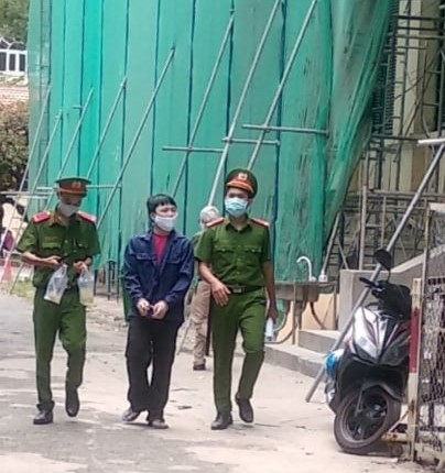 Ngay sau phiên tòa, Châu Minh Cường bị giải đi thi hành án