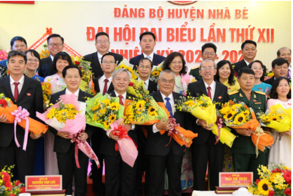 Ban Chấp hành Đảng bộ huyện Nhà Bè lần thứ XII, nhiệm kỳ 2020-2025 ra mắt đại hội
