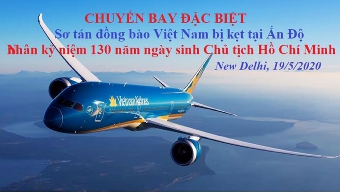 Chuyến bay đặc biệt sơ tán đồng bào Việt nam tại Ấn Độ (Ảnh: Sanh Châu)
