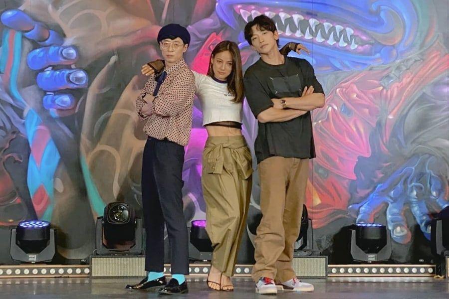 Yoo Jae Suk, Lee Hyori và Bi Rain (theo thứ tự từ trái sang phải) sẽ có màn kết hợp trong thời gian tới.