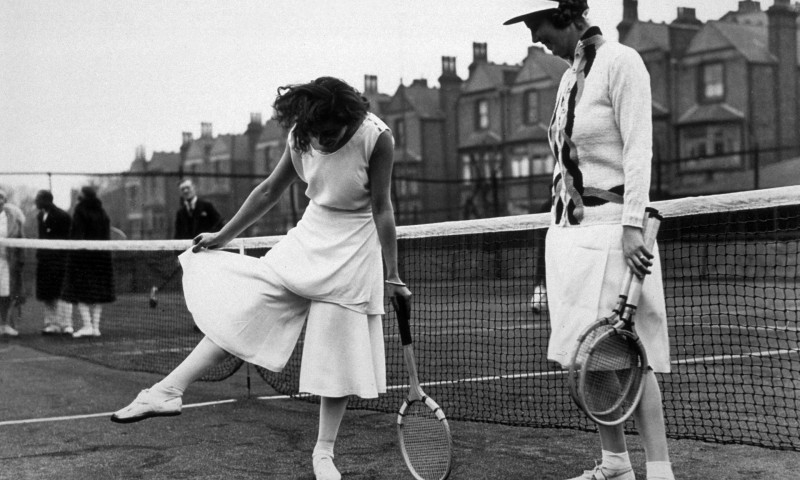 Lili de Alvarez tại giải đấu Wimbledon năm 1931