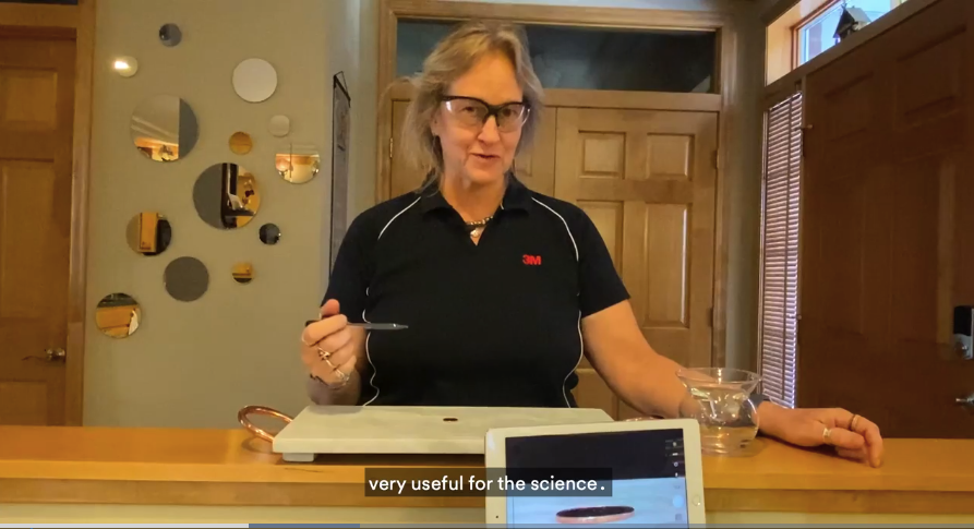 Science at Home của 3M bao gồm chuỗi video hướng dẫn thực hiện các thí nghiệm khoa học đơn giản tại nhà dành cho trẻ em