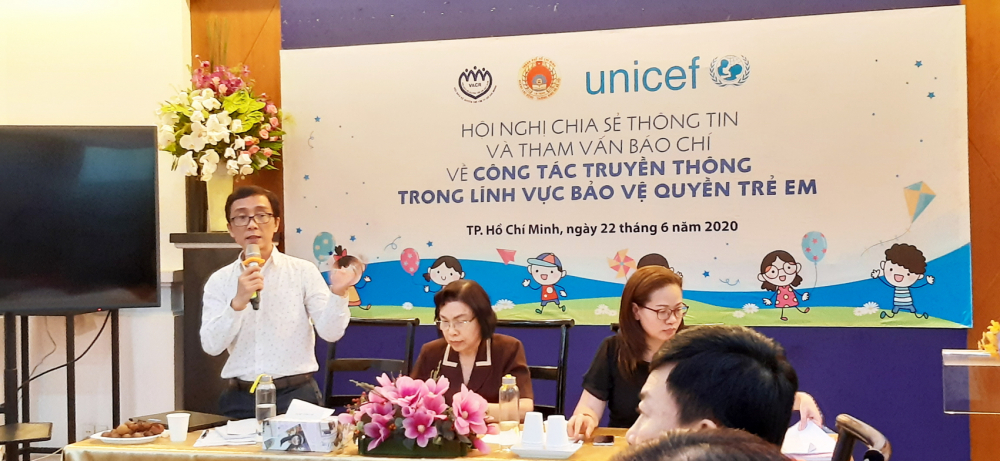Ông Trần Công Bình - chuyên gia UNICEF - cho rằng, báo chí cần cẩn trọng khi đưa tin các vụ việc liên quan trẻ em
