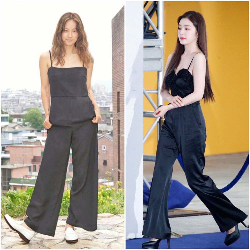 Bộ jumpsuit dài phù hợp với các bạn nữ có vóc dáng cao ráo.