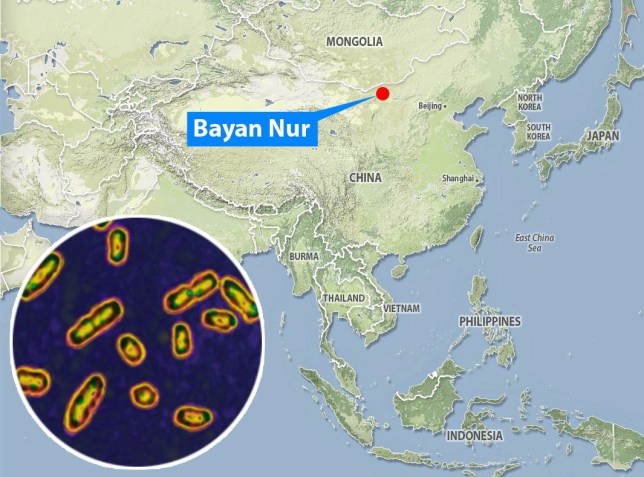 Khu vực ghi nhận ca dịch hạch thể hạch nằm ở khu tự trị Nội Mông, phía tây bắc Bắc Kinh.