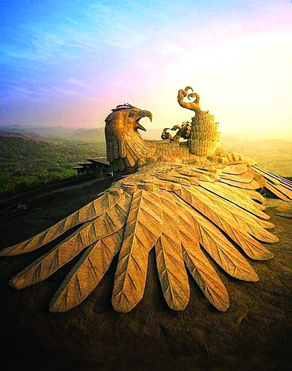 Chim đại bàng Jatayu - sử thi Ramayana - Công viên Jatayu Earth's Center, Ấn Độ