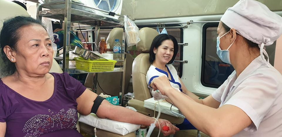 Nhiều cán bộ hội viên tham gia hiến máu nhiều lền, góp nhiều đơn vị máu để cứu người