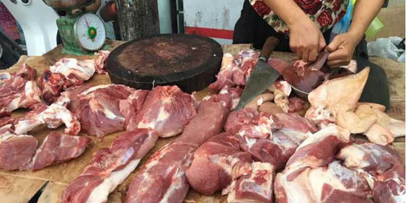 Trên 54% mẫu thịt lợn, thịt gà tại Hà Nội và Hà Nam nhiễm khuẩn (ảnh minh họa)