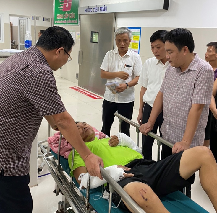 Một nạn nhân cấp cứu tại Bệnh viện Việt Nam- Cu Ba