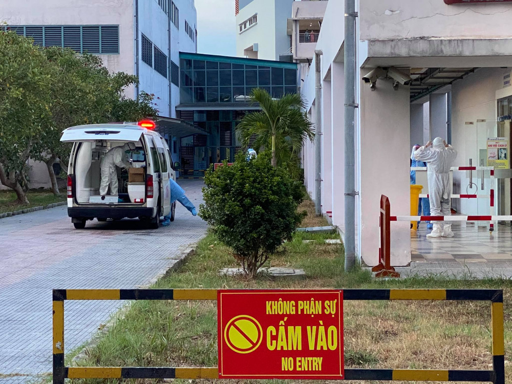 Khu vực cách ly điều trị Bệnh nhân COVID-19 tại cơ sở 2 Bệnh viện T.Ư Huế ở xã Phong An huyện Phong Điền